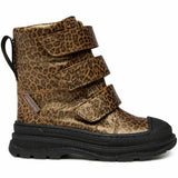 Angulus Tex-Støvle Med Kardborreband Og Uldfoer Brown Leo 3