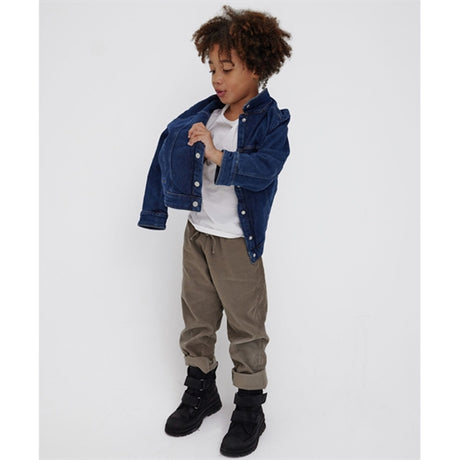 Angulus Tex-Støvle Med Kardborreband Og Uldfoer Black 2