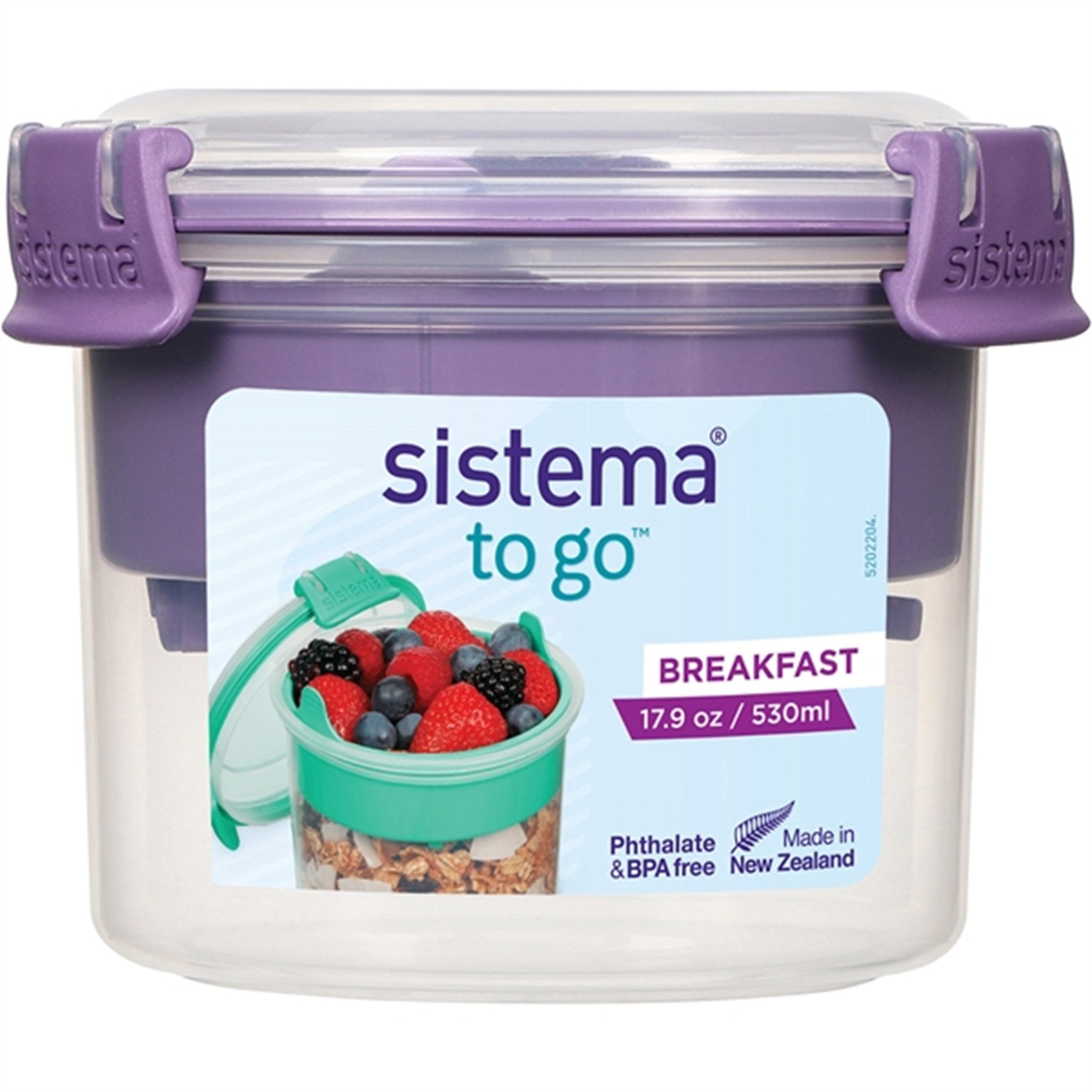Sistema To Go Frukost Hink 530 ml Misty Purple 2