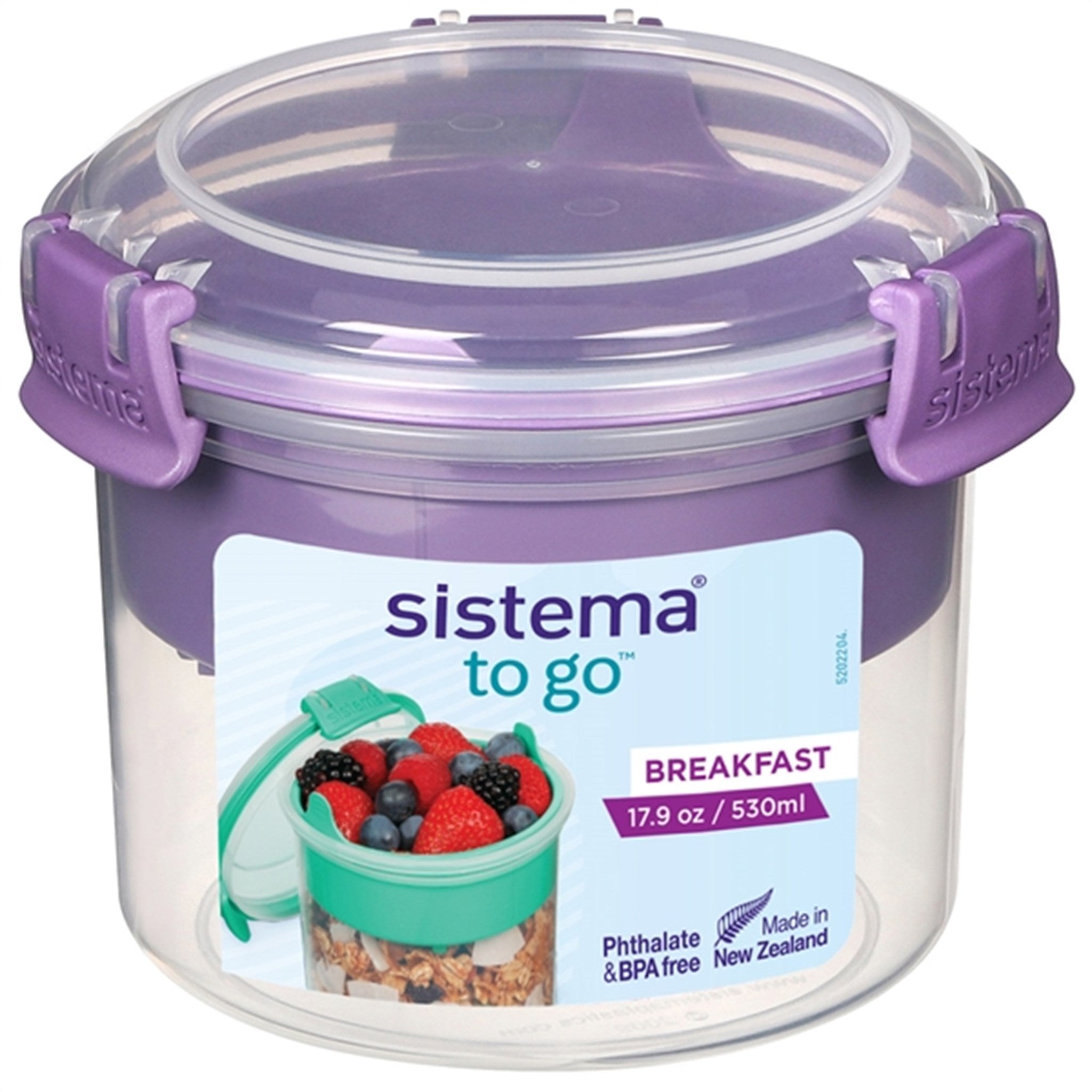 Sistema To Go Frukost Hink 530 ml Misty Purple