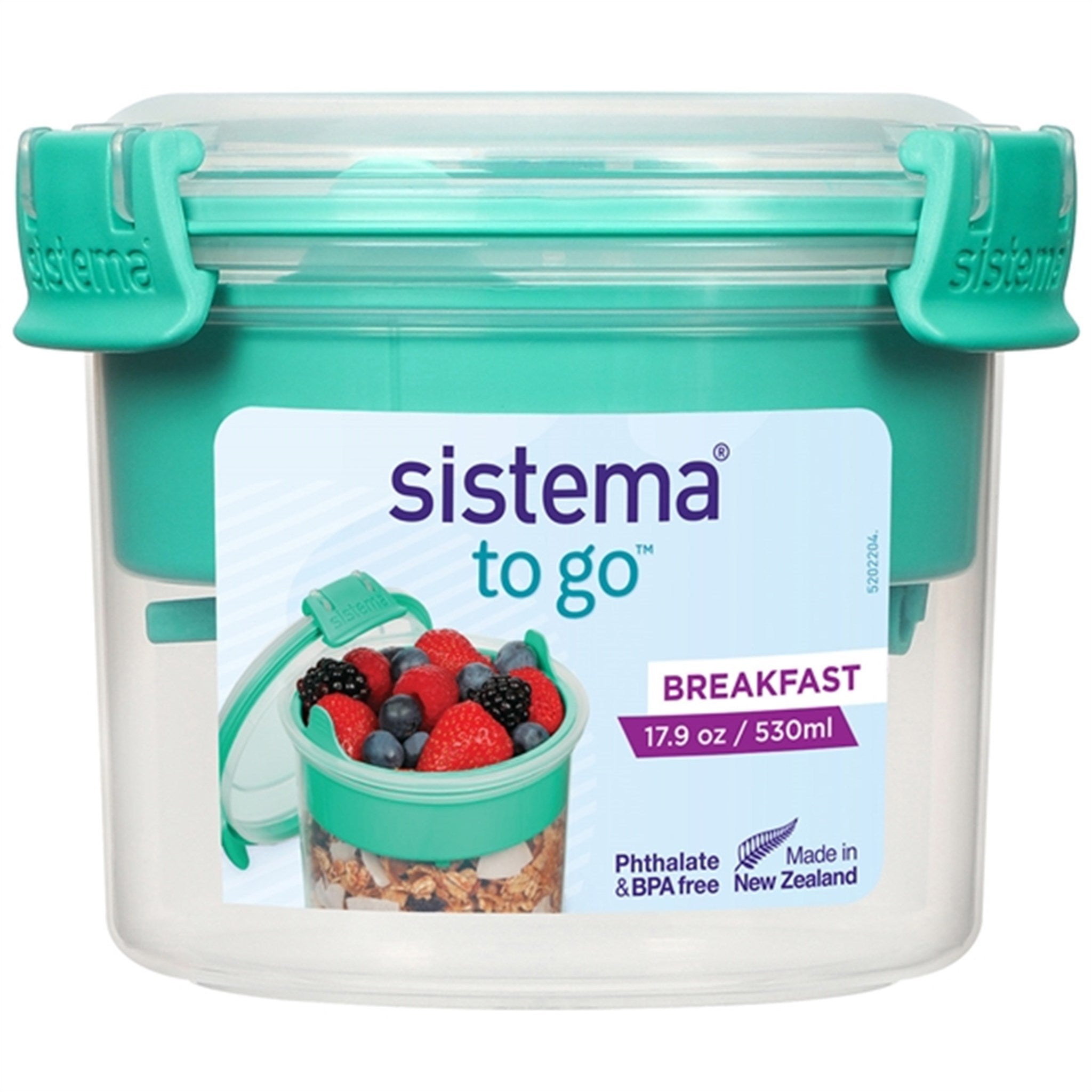 Sistema To Go Frukost Hink 530 ml Minty Teal 2