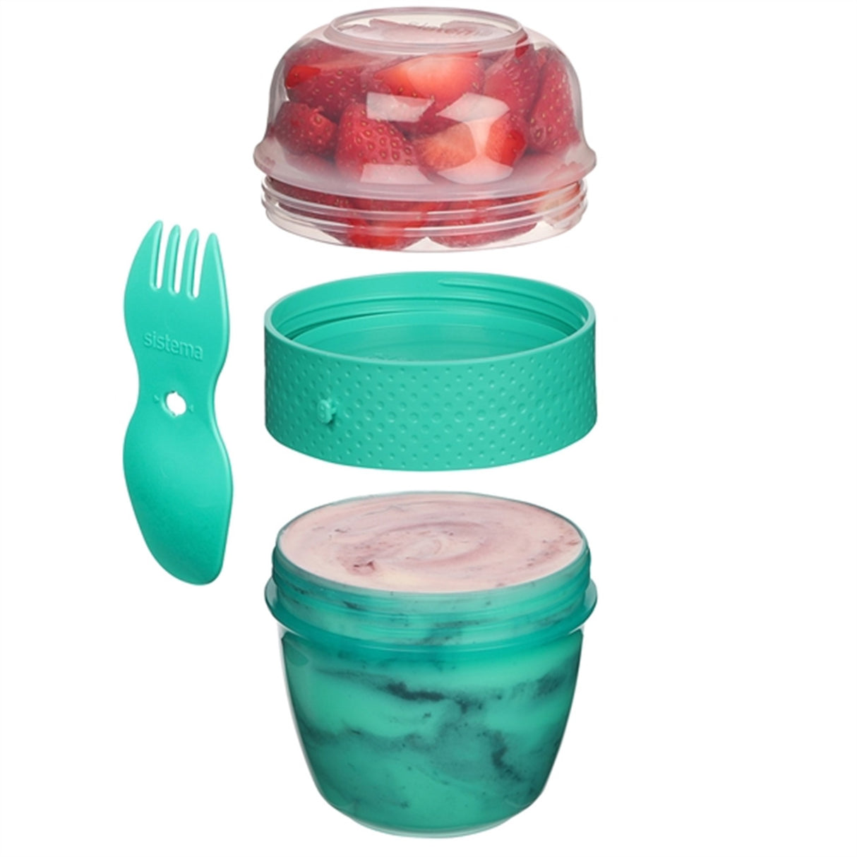 Sistema To Go Snack Lunchlåda 515 ml Minty Teal