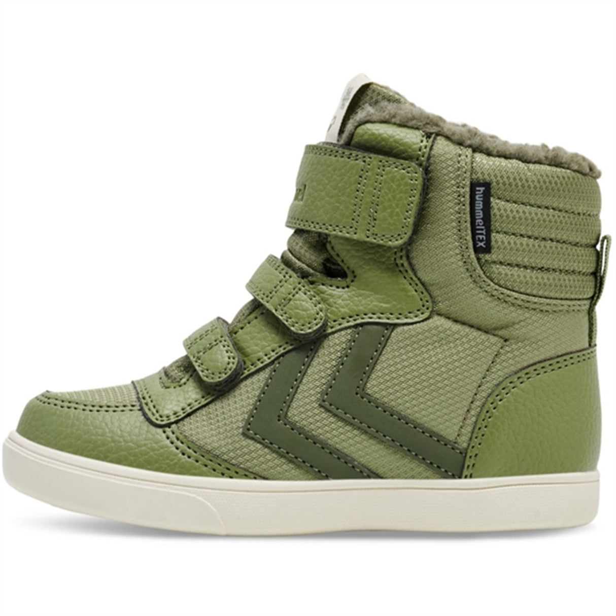 Hummel Stadil Super Poly Stövlar Recycled Tex Jr Oil Green 6