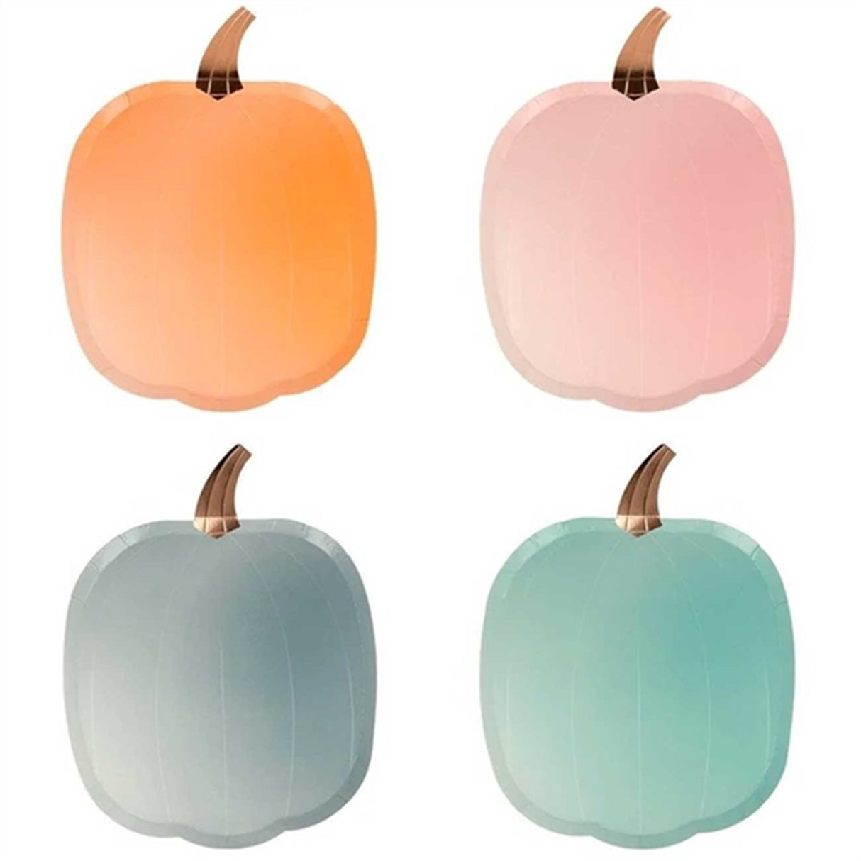 Meri Meri Halloween Tallrikar Pumpkin