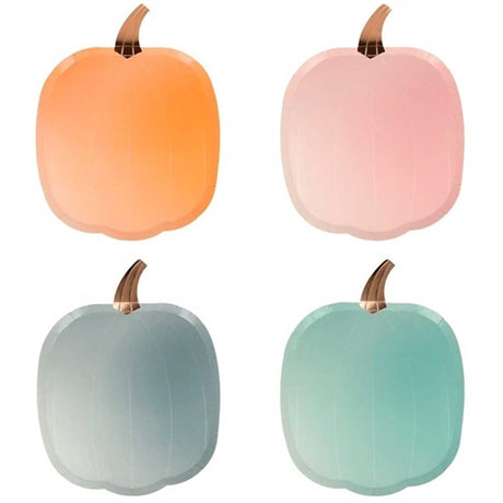 Meri Meri Halloween Tallrikar Pumpkin