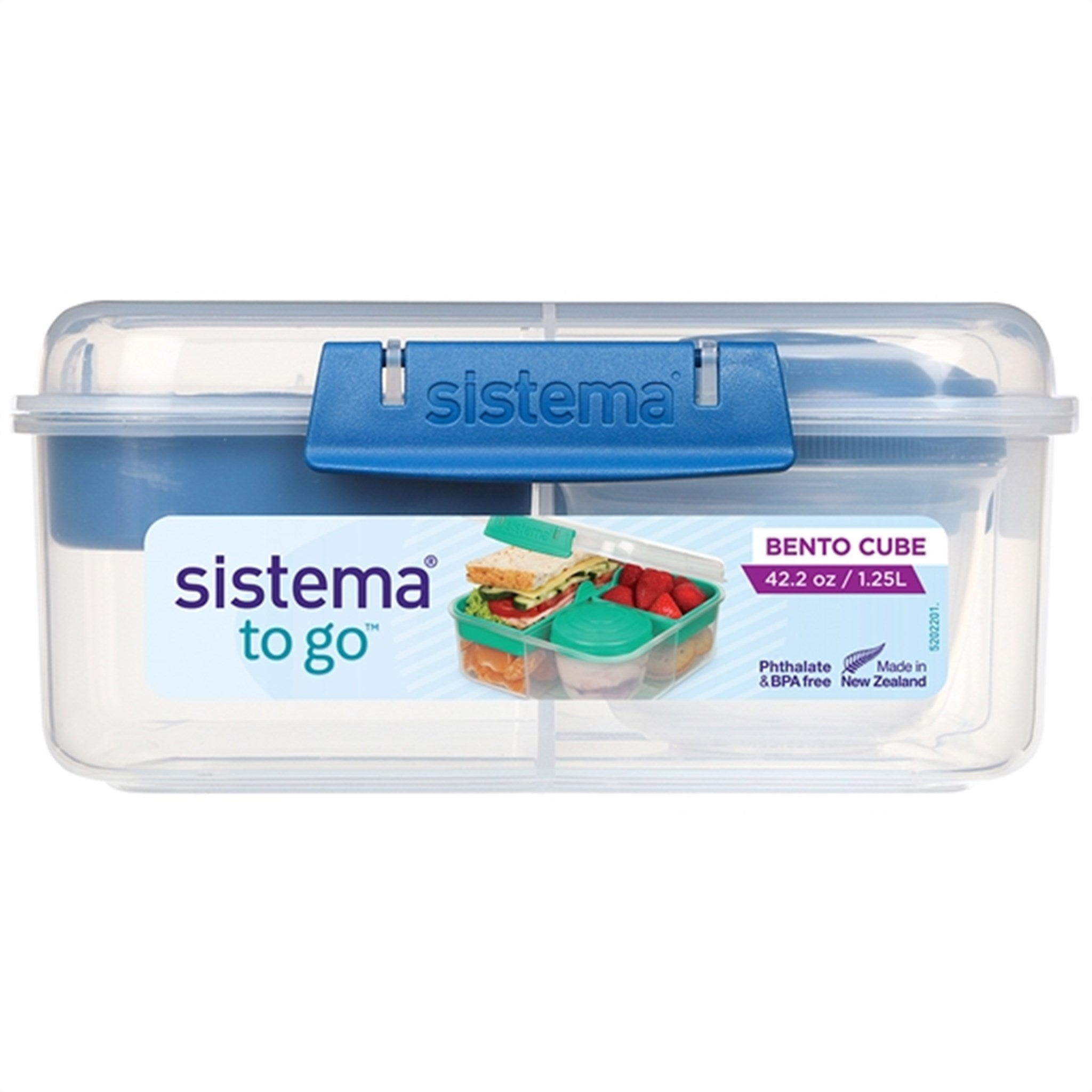 Sistema To Go Bento Cube Lunchlåda 1,25 L Ocean Blue 2