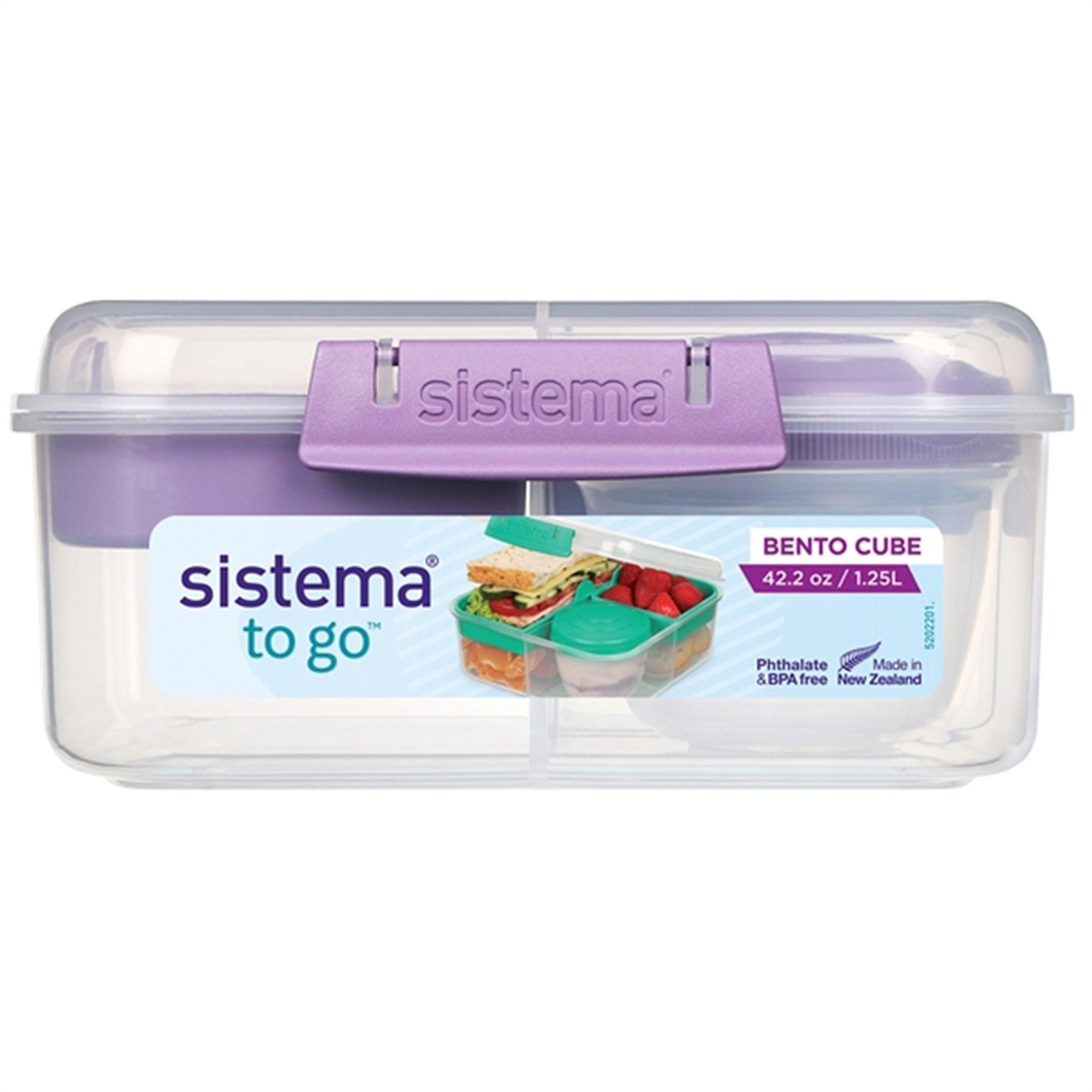Sistema To Go Bento Cube Lunchlåda 1,25 L Misty Purple 2