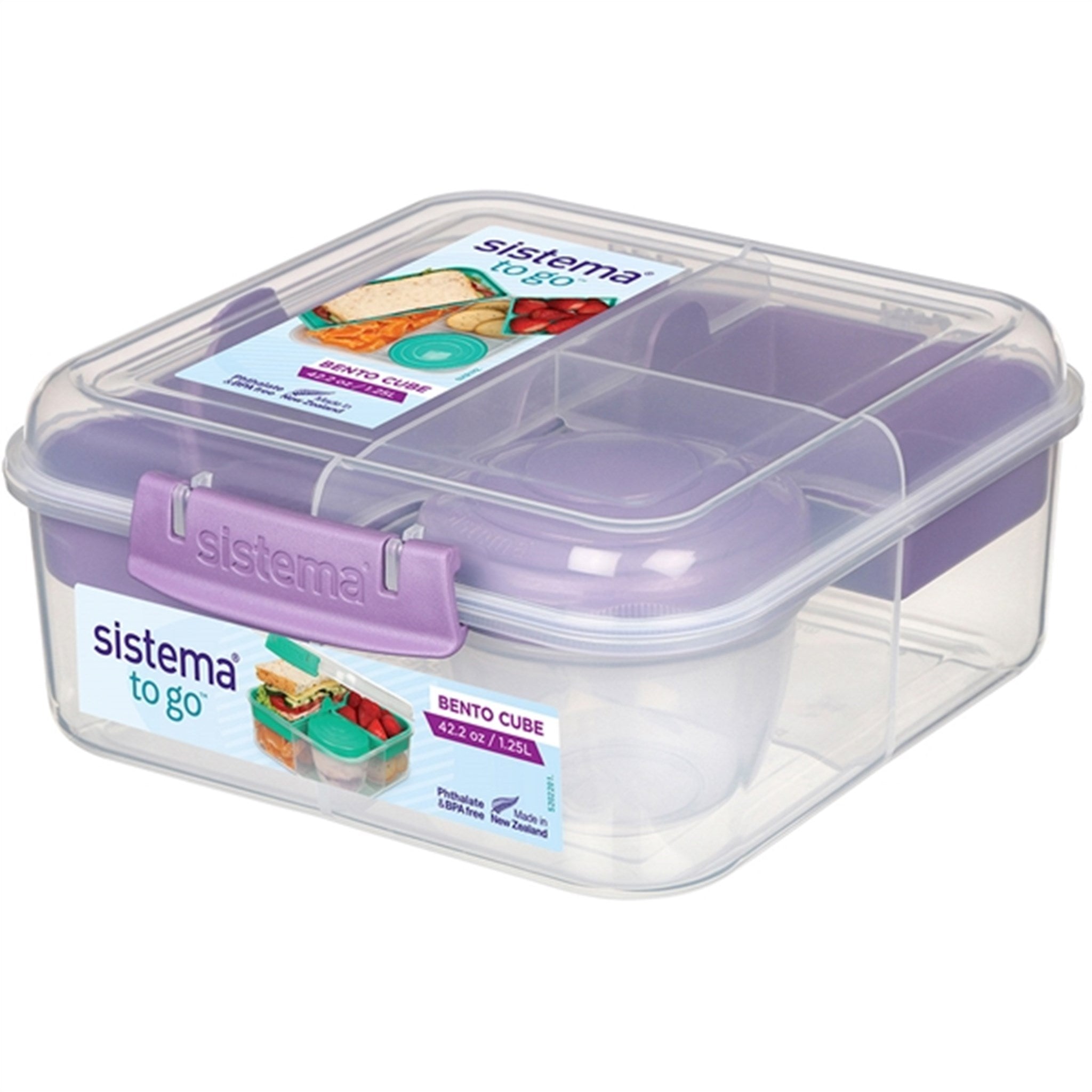 Sistema To Go Bento Cube Lunchlåda 1,25 L Misty Purple