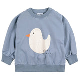 Bobo Choses Blue Rubber Duck Sweatshirt