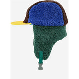 Bobo Choses Multicolor Color Block Blue Sheepskin Hat 4