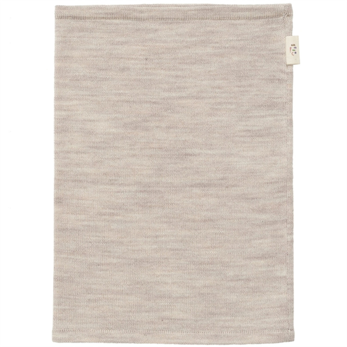 Copenhagen Colors Pale Cream Melange Merino Ull Stickad Halsedisse