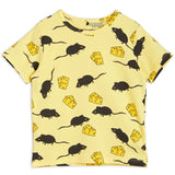 Mini Rodini Mouse Yellow T-shirt