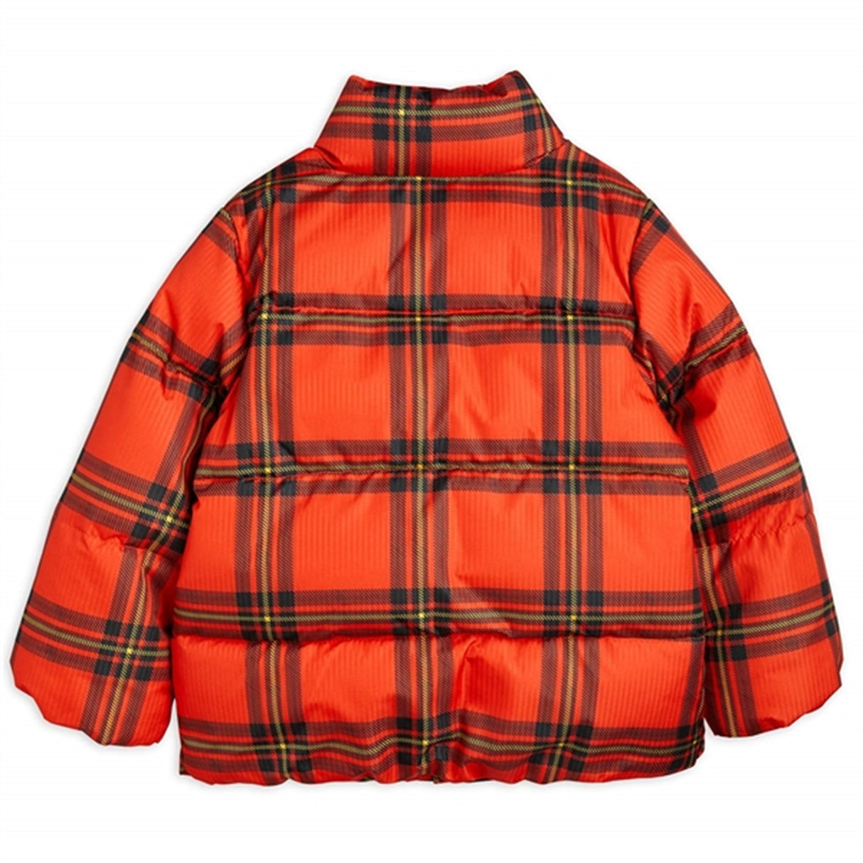 Mini Rodini Red Check Puffer Jacket 4