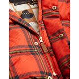 Mini Rodini Red Check Puffer Jacket 2