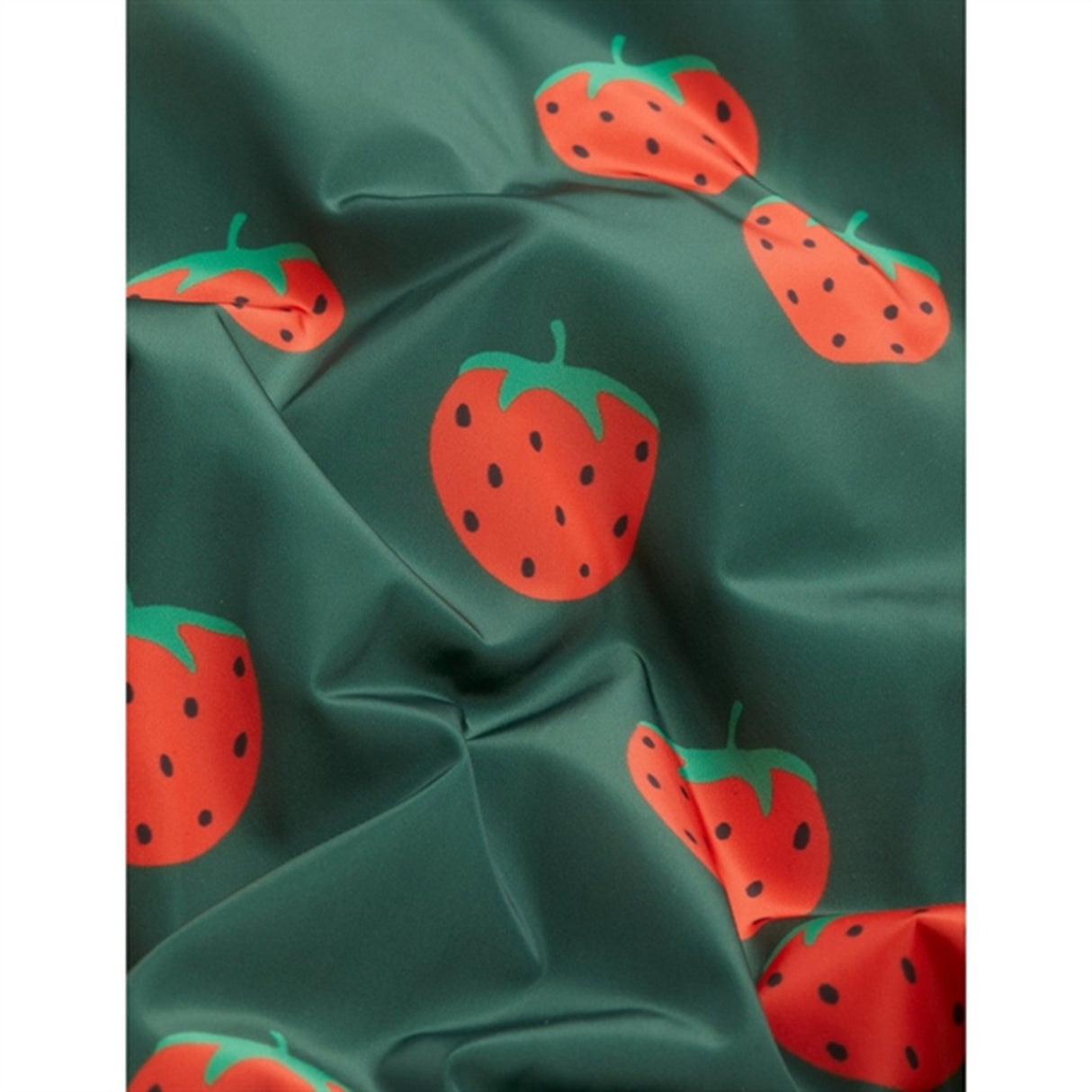 Mini Rodini Strawberries Aop Woven Baseball Jacka Green 4