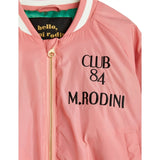 Mini Rodini Pigeons Woven Baseball Jacka Pink 4