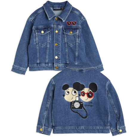 Mini Rodini Ritzratz Emb Denim Jacka Blue 2