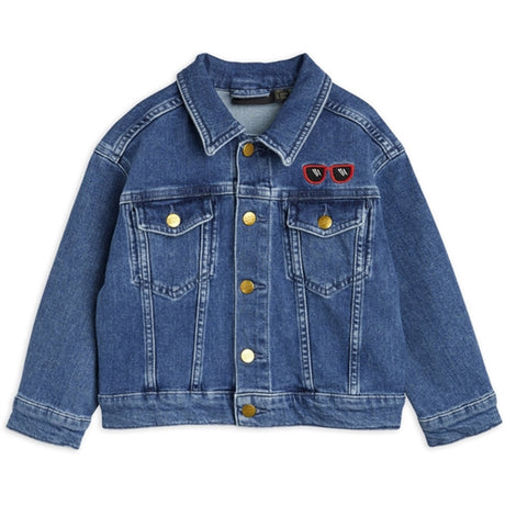 Mini Rodini Ritzratz Emb Denim Jacka Blue