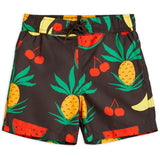 Mini Rodini Fruits Aop Badeshorts Brown