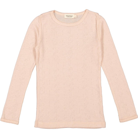 MarMar Wool Pointelle Sheer Rose Tamra Tröja