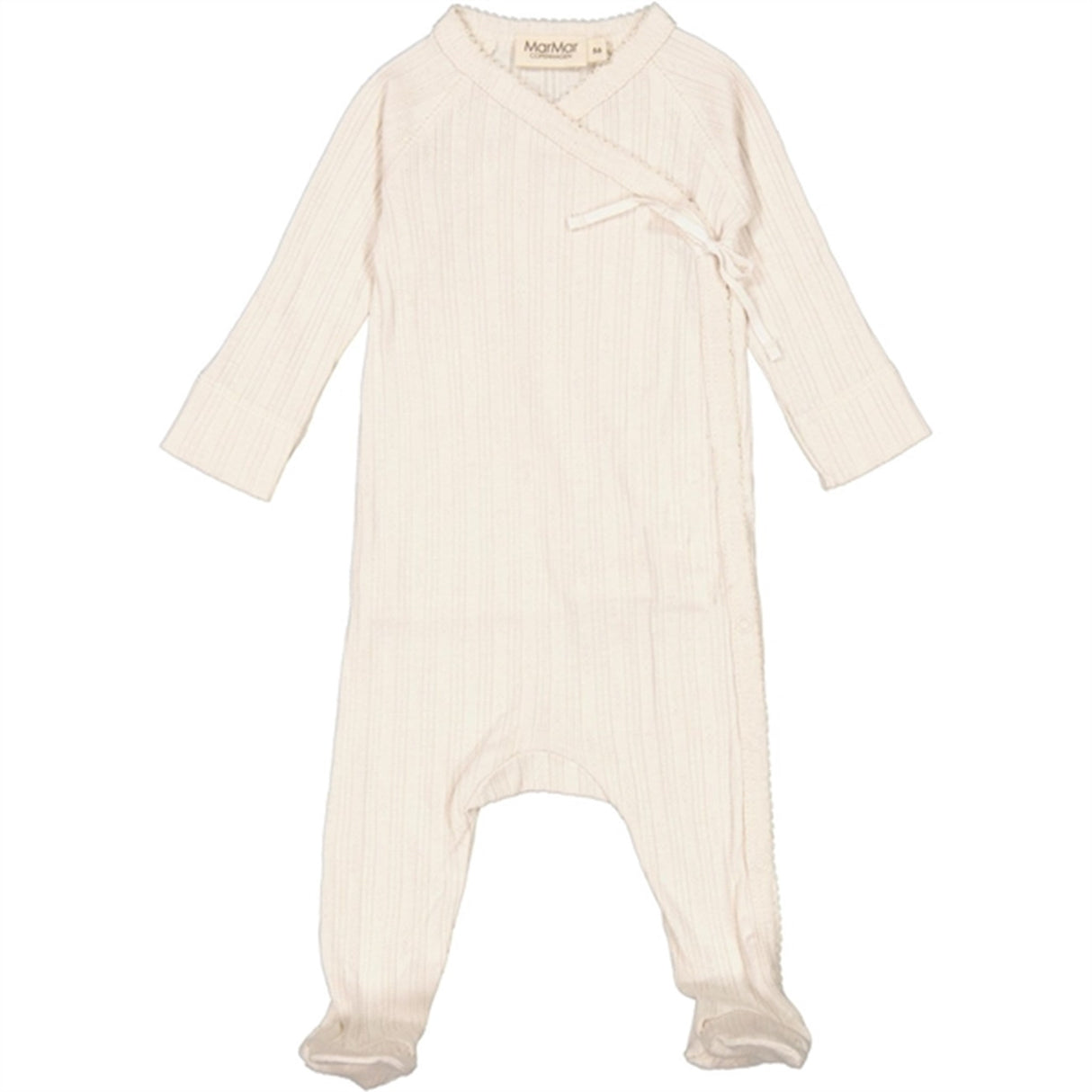 MarMar New Born Vanilla Rubetta Pointelle Rib Onesies