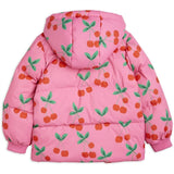 Mini Rodini Cherries Aop Puffer Jacka Pink