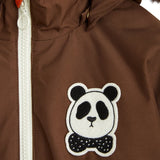 Mini Rodini Panda Soft Ski Jacka Brown 4