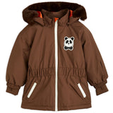 Mini Rodini Panda Soft Ski Jacka Brown