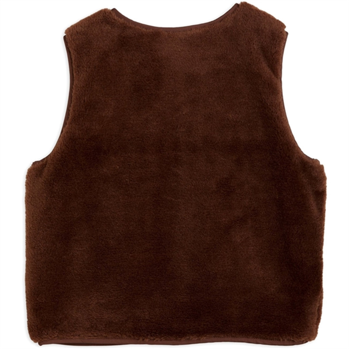 Mini Rodini Bloodhound Faux Fur Väst Brown 2