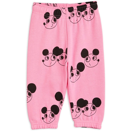 Mini Rodini Ritzrats Aop Bebis Sweatpants Pink