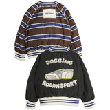 Mini Rodini Stripe Reversible Baseball Jacka Multi 8