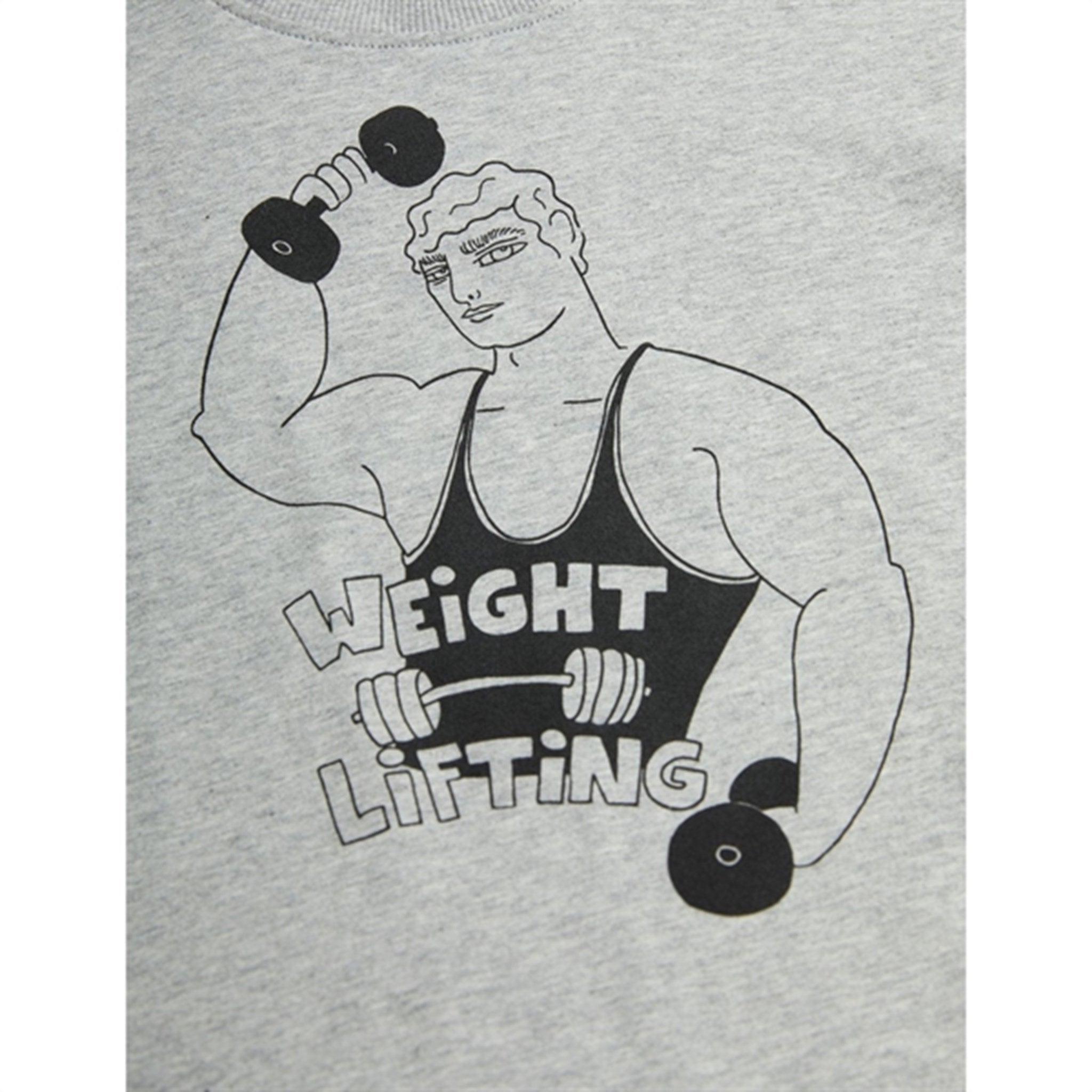 Mini Rodini Grey Weight Lifting Sp T-shirt 2