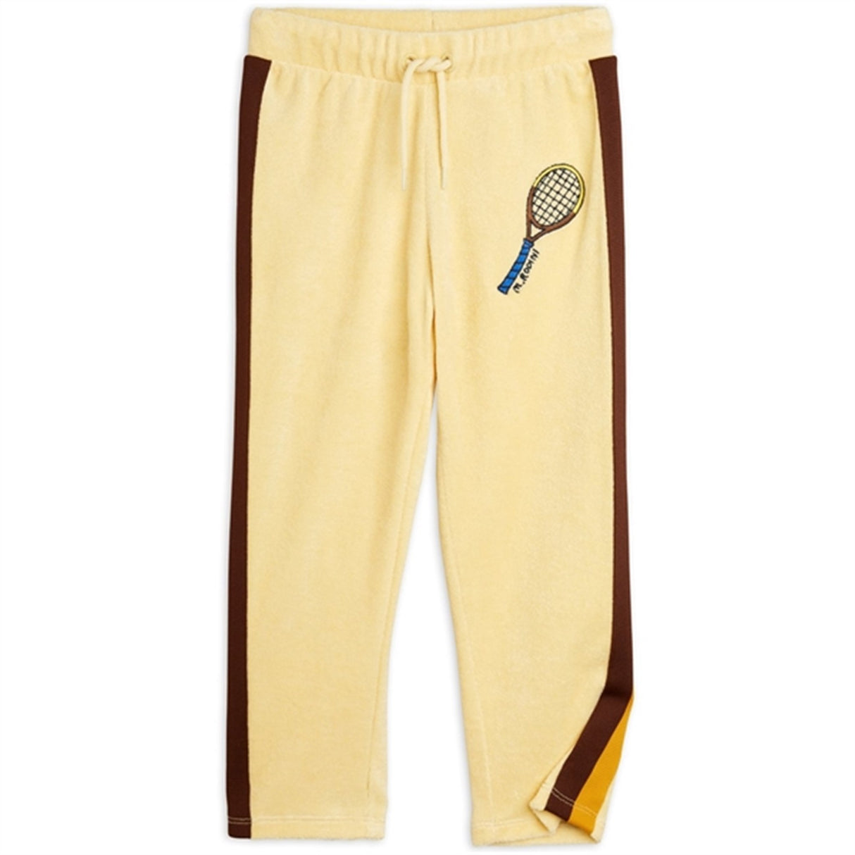 Mini Rodini Yellow Tennis Emb Terry Byxor 9