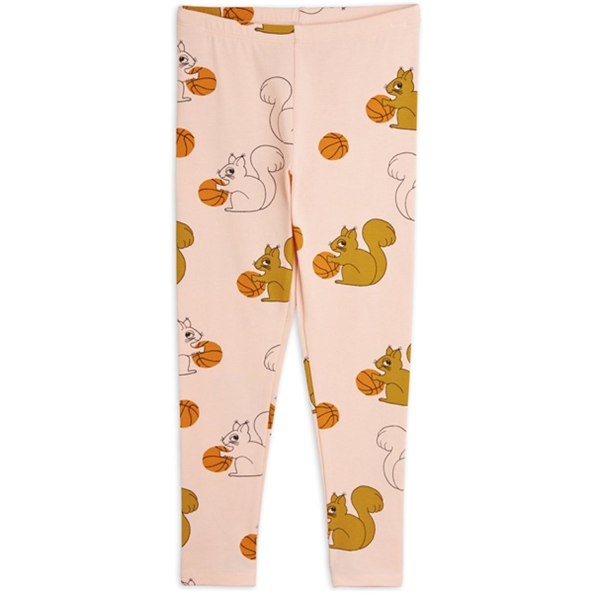 Mini Rodini Pink Squirrels Aop Leggings