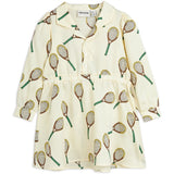 Mini Rodini Offwhite Tennis Aop Woven Klänning