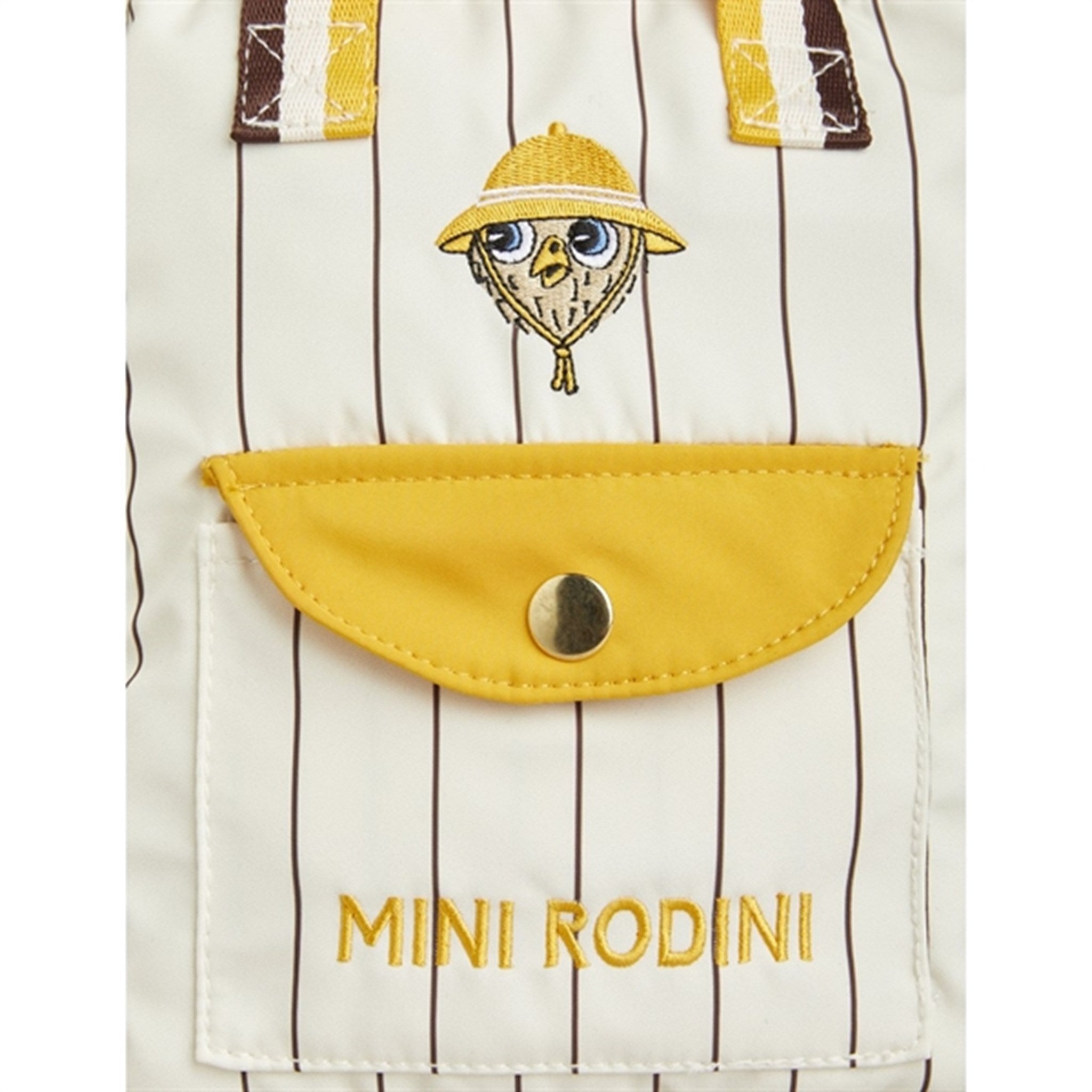 Mini Rodini Offwhite Owl Emb Mini Ryggsäck 2