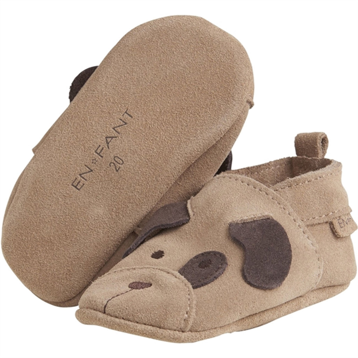 En Fant Slippers Animal Suede Affogat 3