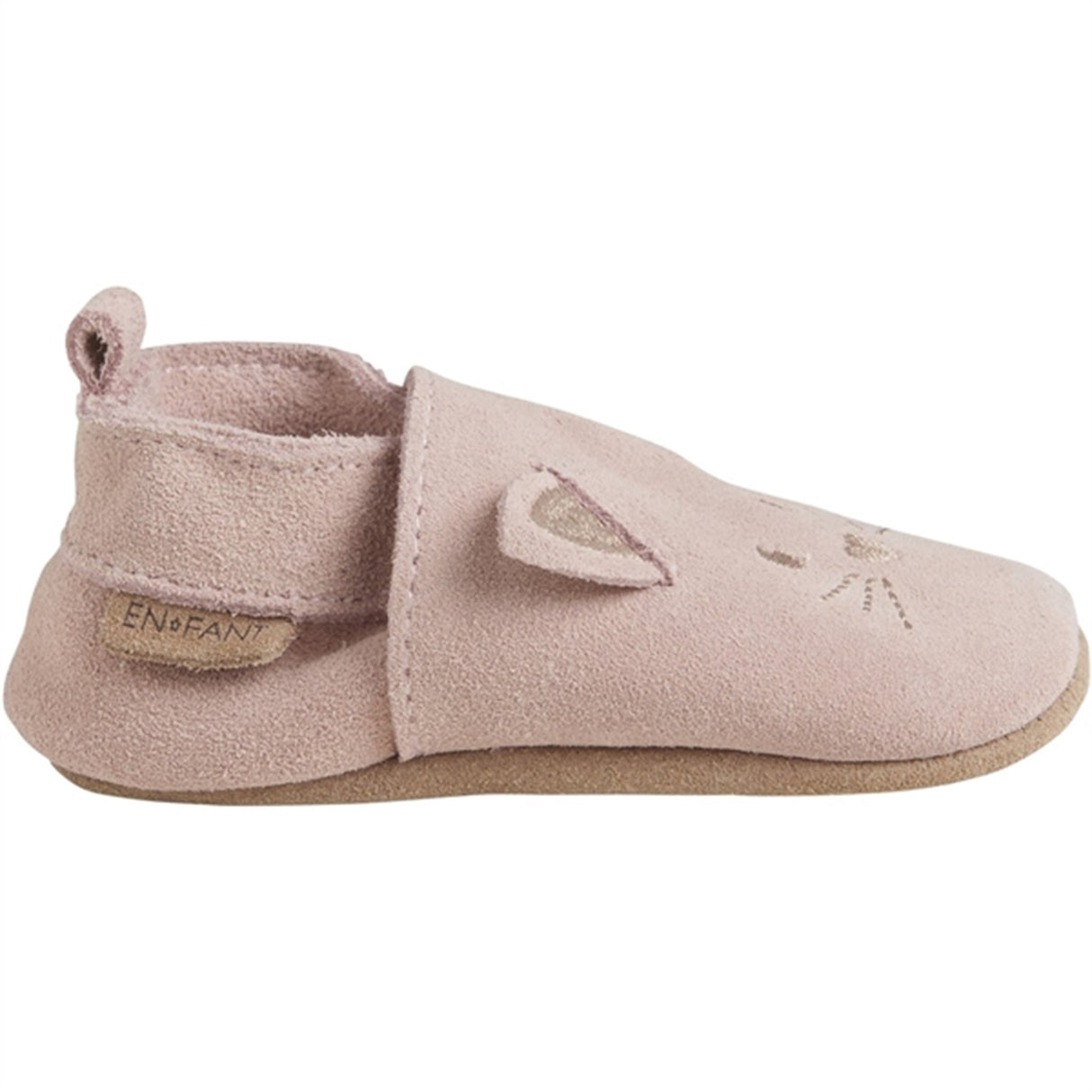 En Fant Slippers Animal Suede Misty Rose 2