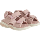 En Fant Sandal Kardborreband m. Lys Misty Rose