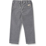 Wheat Denim Stripe Chinos Byxor Aske 2