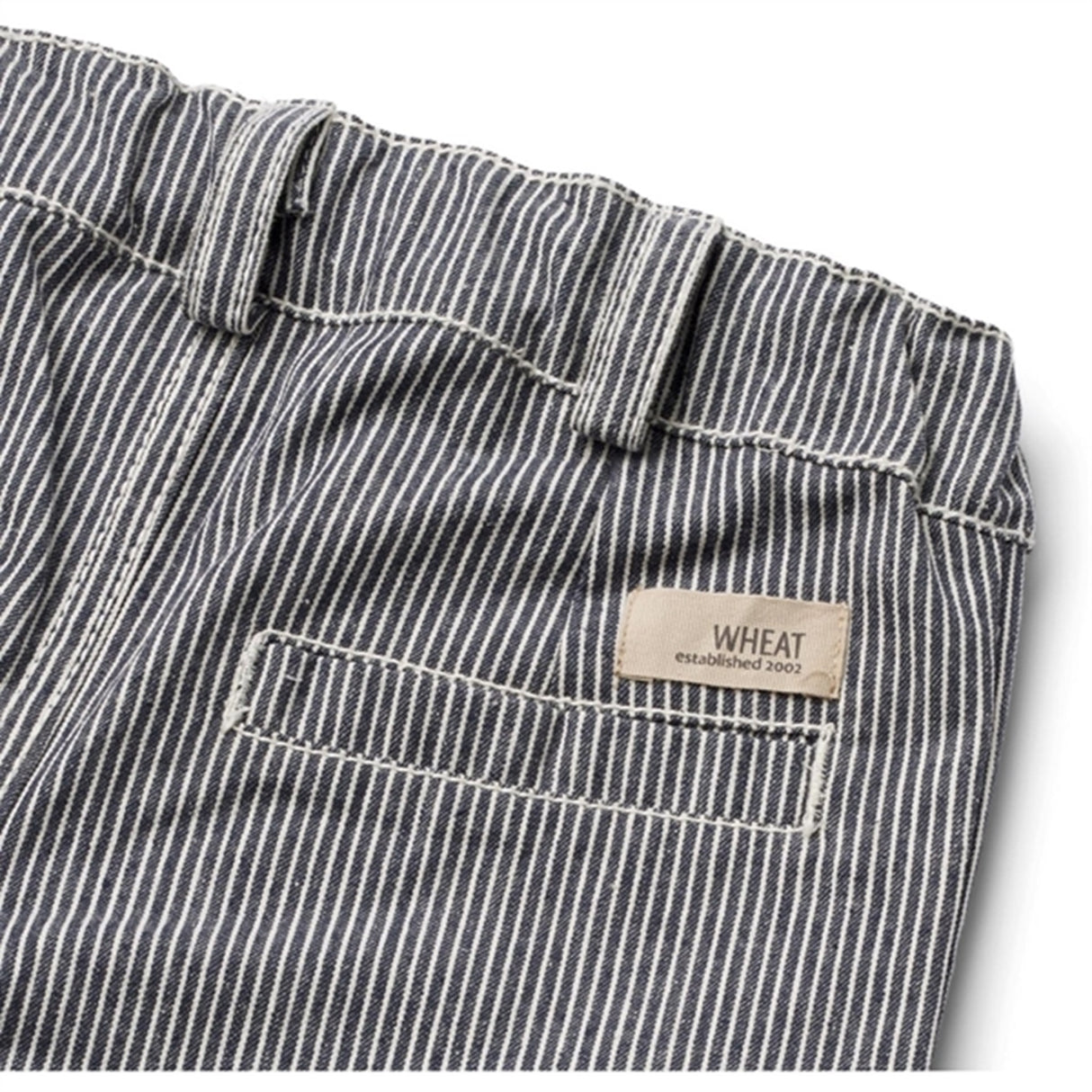 Wheat Denim Stripe Chinos Byxor Aske 3