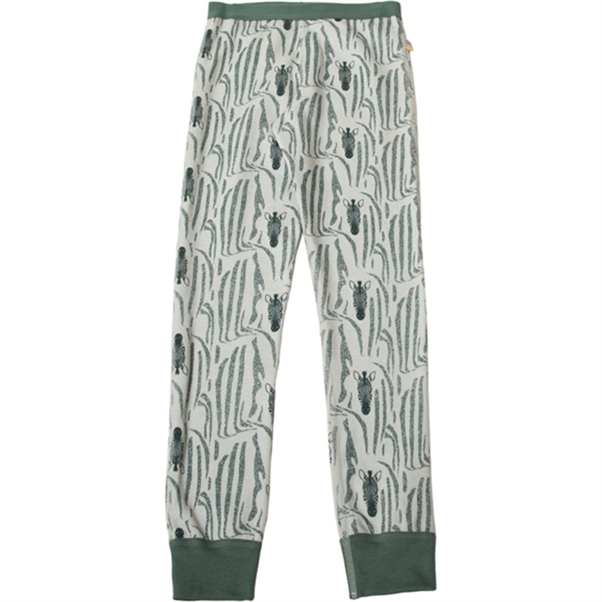 Joha Ull/Bomull Green AOP Leggings