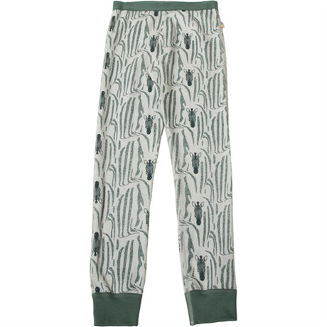 Joha Ull/Bomull Green AOP Leggings