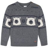 Hust & Claire Mini Wool Grey Pelle Stickat