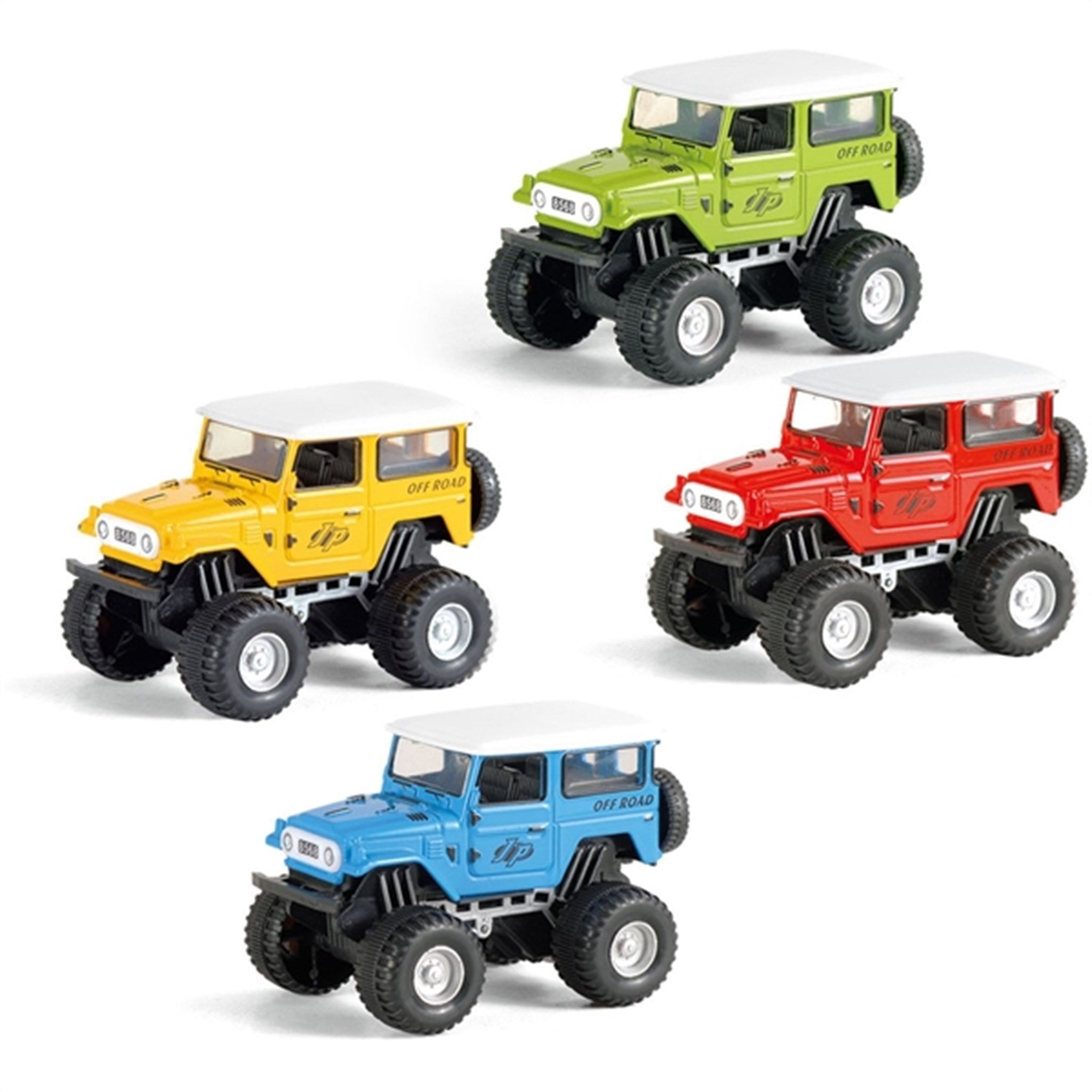 Magni Monster Truck Pull Back Yellow