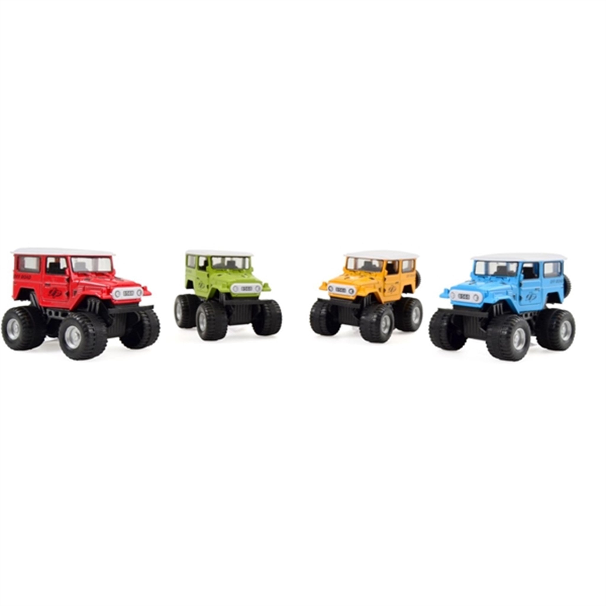 Magni Monster Truck Pull Back Yellow 2