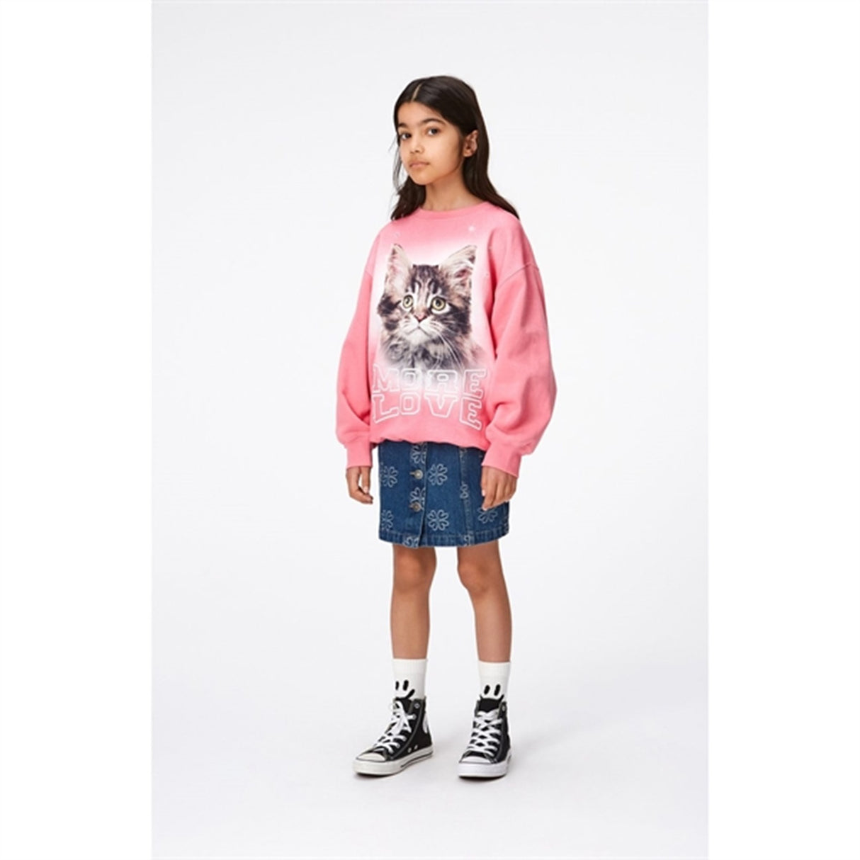 Molo More Love Cat Monti Sweatshirt 3