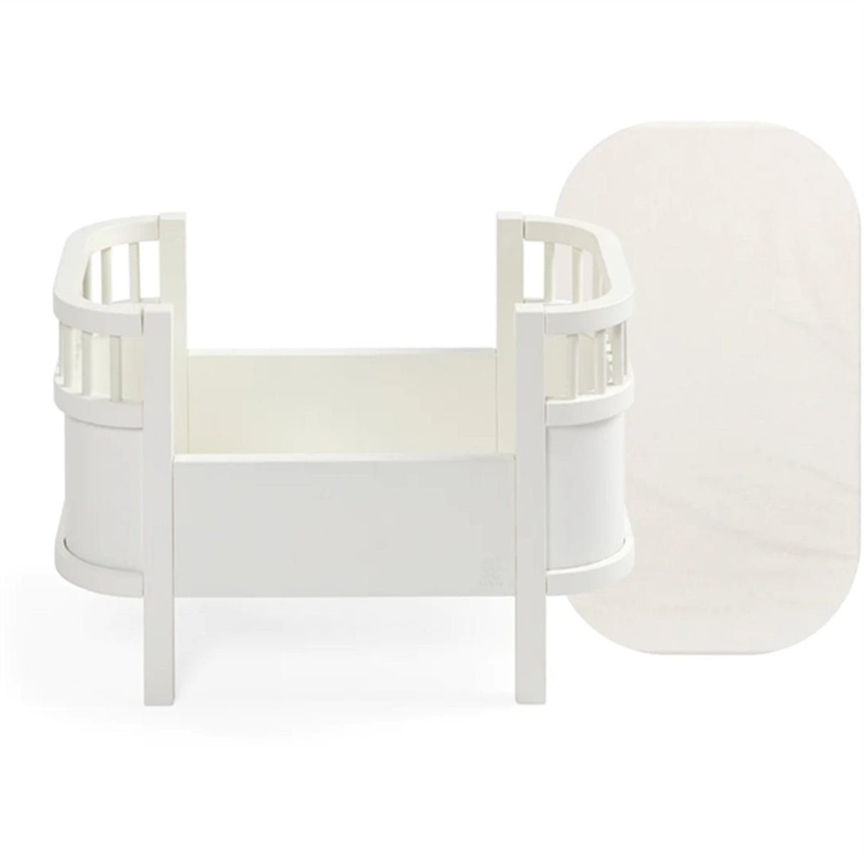 Zebra Doll Bed Classic White