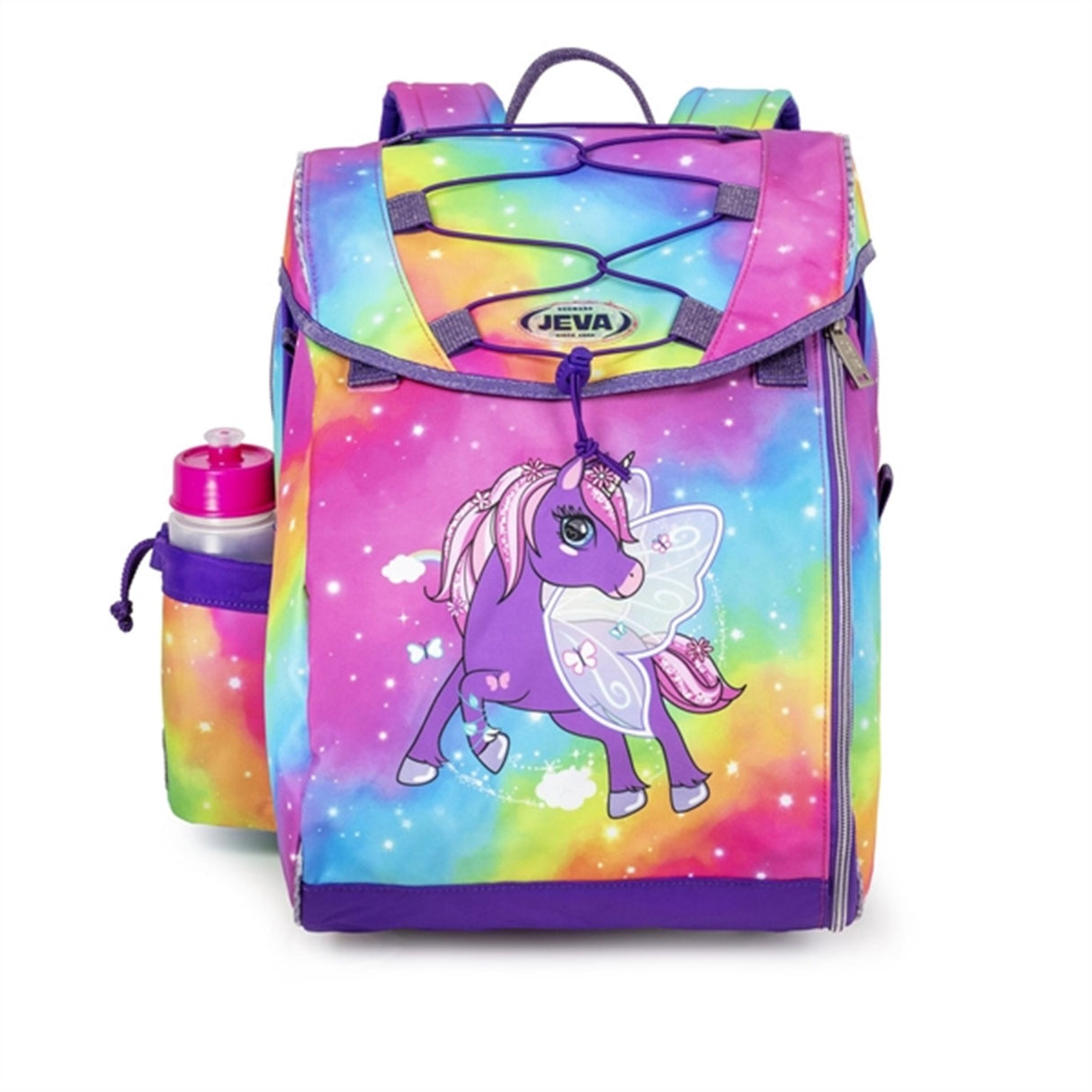 JEVA Skolväska Rainbow Alicorn 2