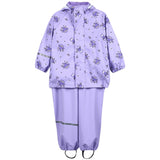 CeLaVi Regn Set AOP Purple Rose